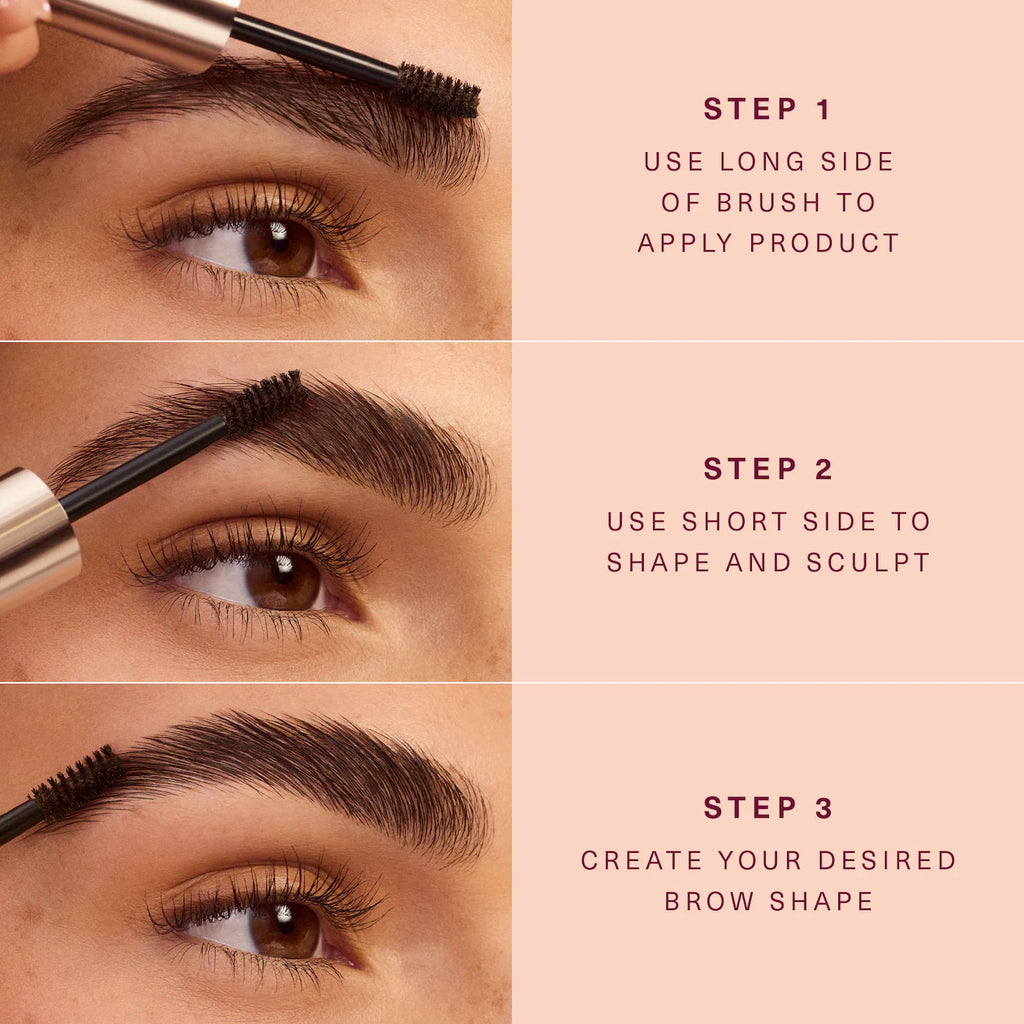 Rare Beauty Brow Harmony Flexible Lifting Gel 0.15 oz / 4.5 g | Deep Brown
