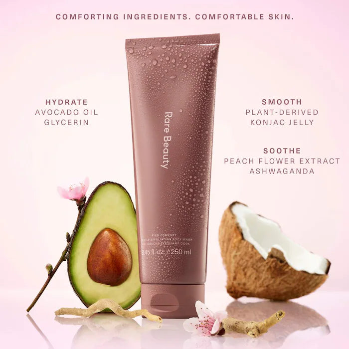 Rare Beauty Find Comfort Gentle Exfoliating Body Wash 250 ml /8.45 oz