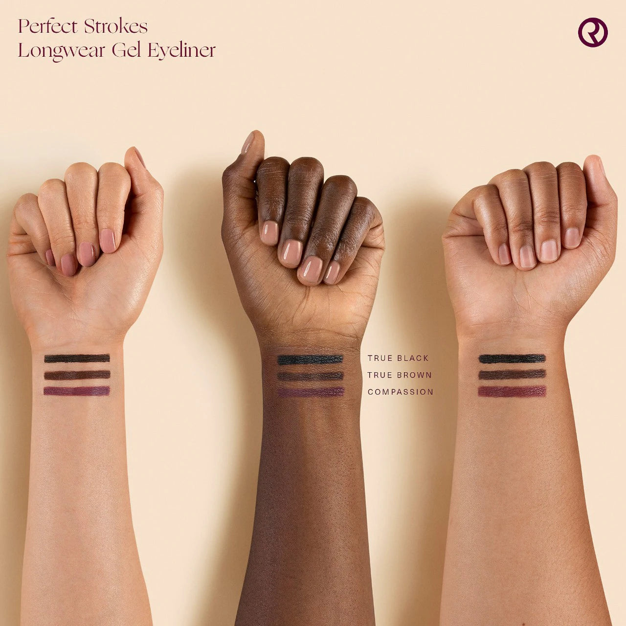 Rare Beauty Perfect Strokes Longwear & Waterproof Gel Eyeliner | True Brown