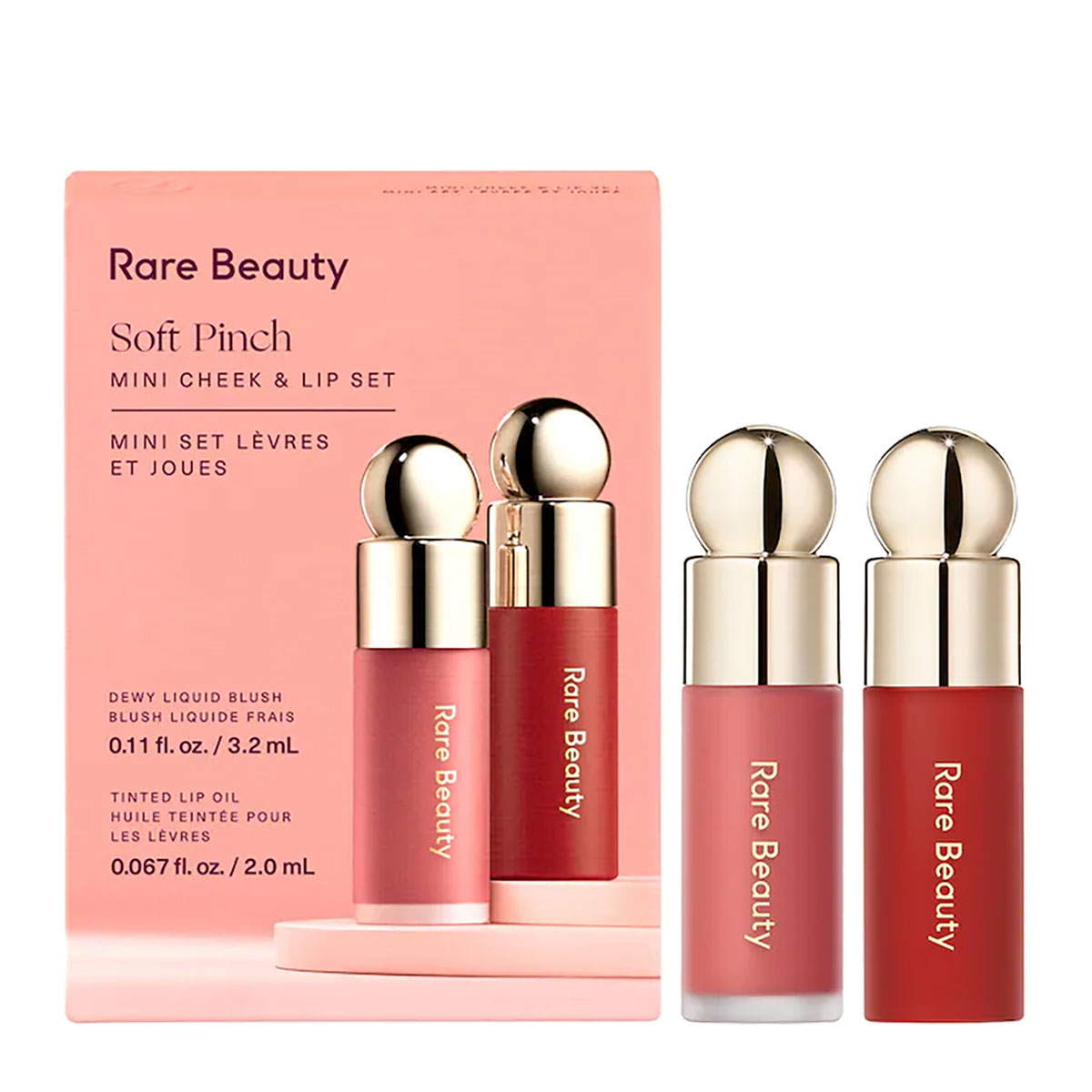 Rare Beauty Mini Soft Pinch Liquid Blush and Lip Oil Set