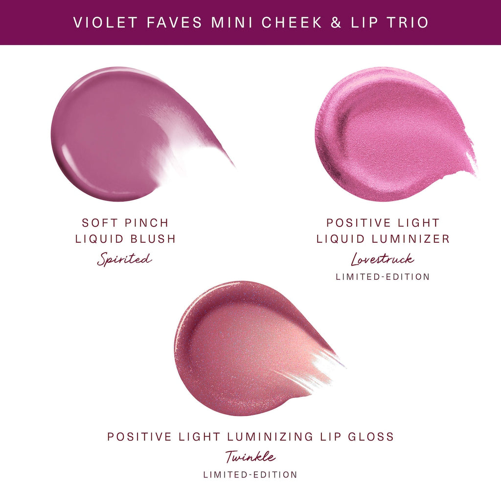 Rare Beauty Violet Faves Mini Cheek and Lip Trio