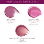 Rare Beauty Violet Faves Mini Cheek and Lip Trio