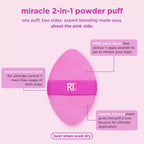 Real Techniques Miracle 2-in-1 Powder Puff 2 Pack