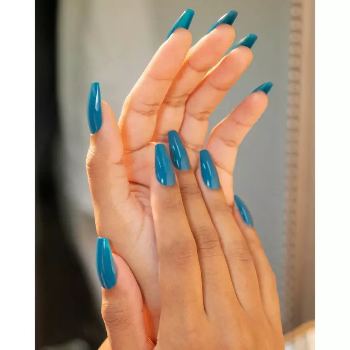 Red Carpet Manicure LED Soft Gel Tips | Medium Coffin 110 Tips