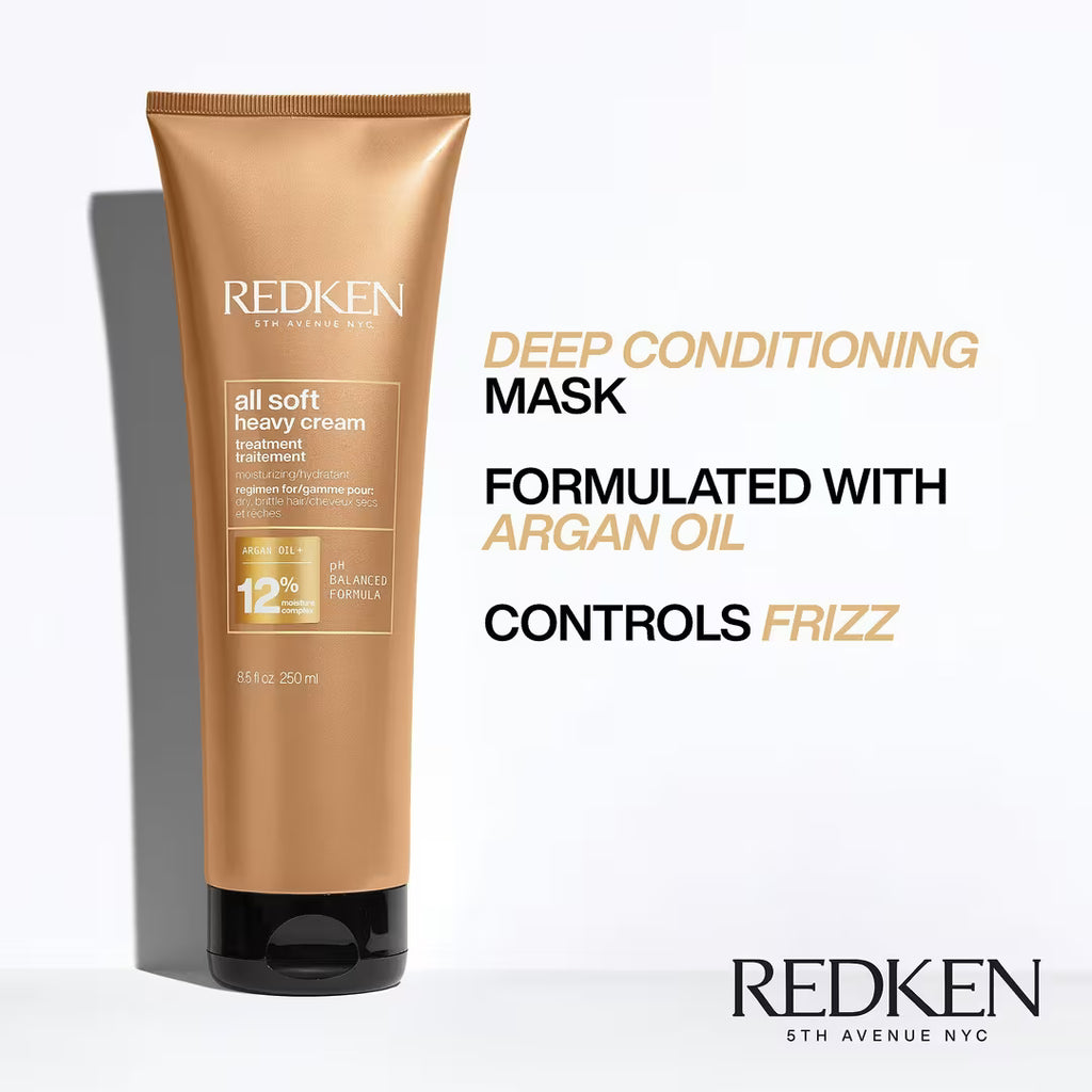 Redken All Soft Heavy Cream Hair Mask 250 ml / 8.5 oz