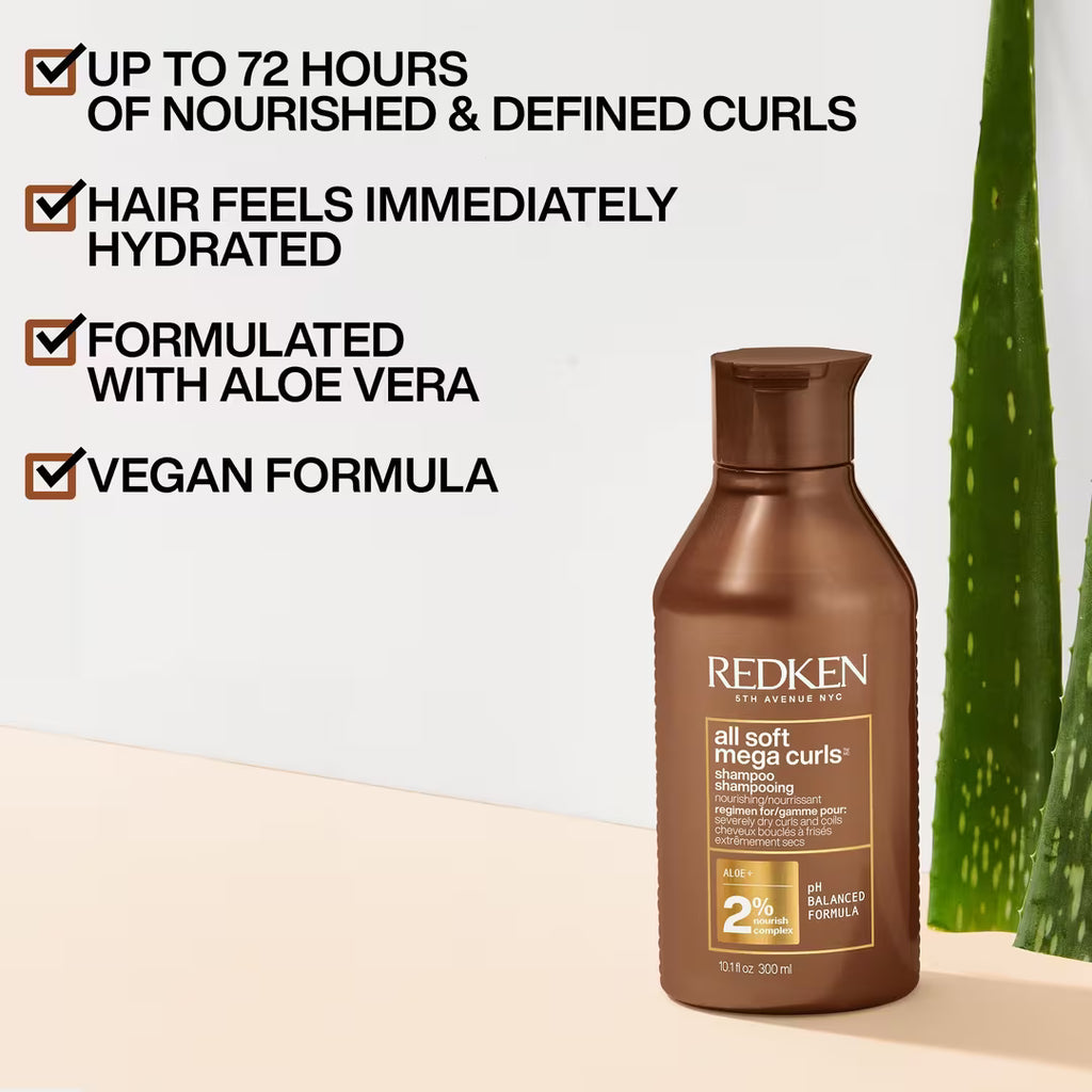 Redken All Soft Mega Curls Shampoo 300 ml / 10.1 oz