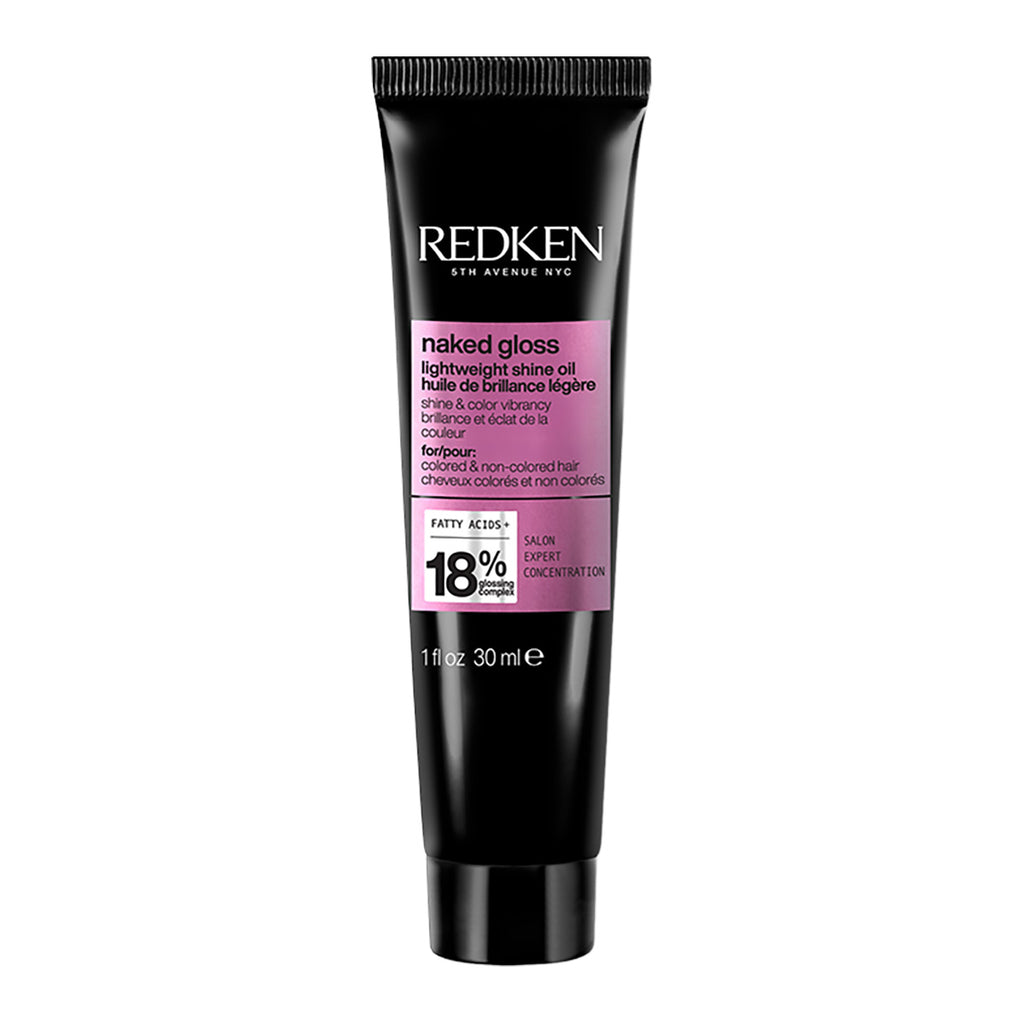 Redken Naked Gloss Lightweight Hair Oil for Shine and Frizz Control Mini 30 ml / 1 oz