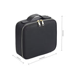 Relavel Large Travel Makeup Train Case | Black
