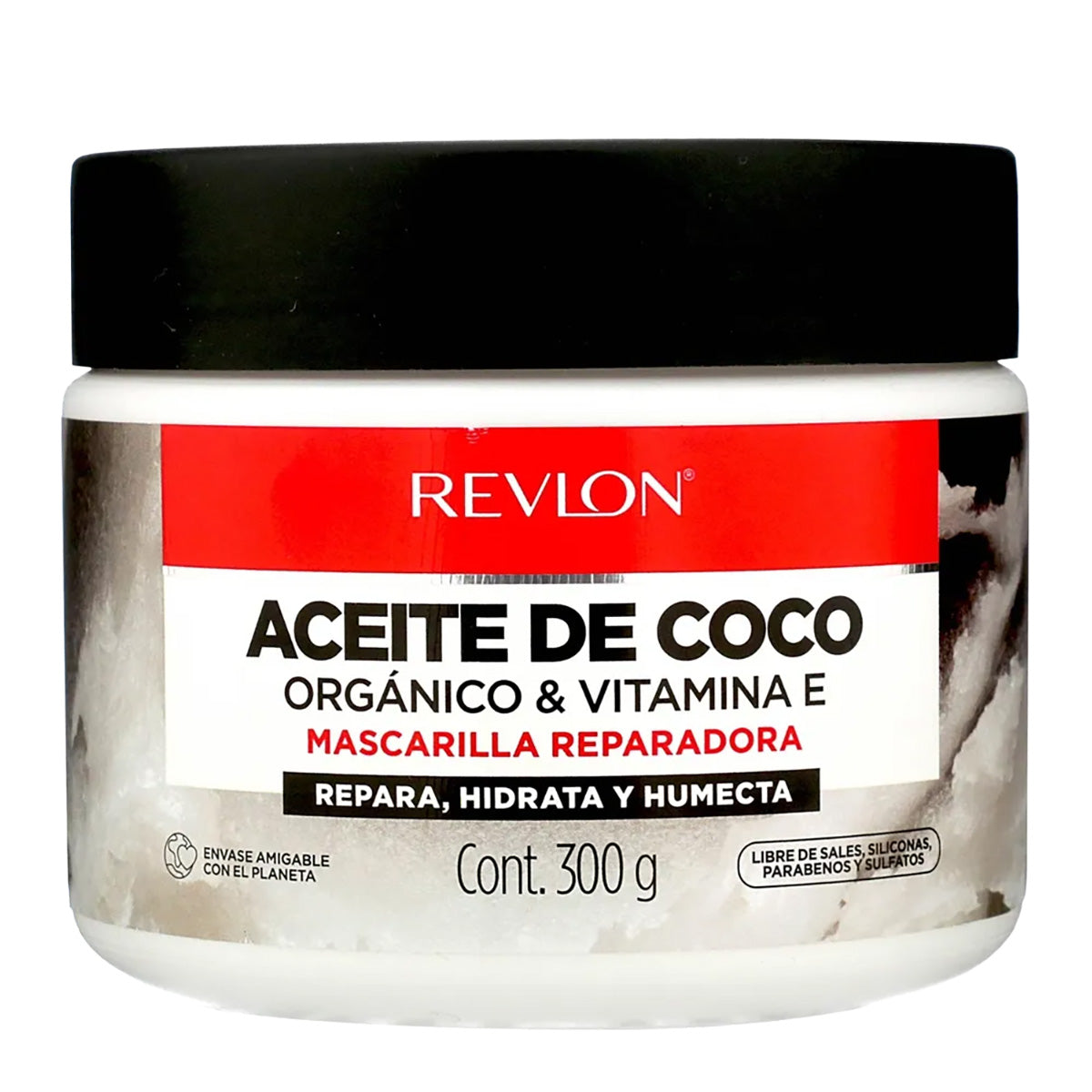 Revlon Mascarilla Reparadora Aceite de Coco Orgánico & Vitamina E 300 g / 10.14 oz