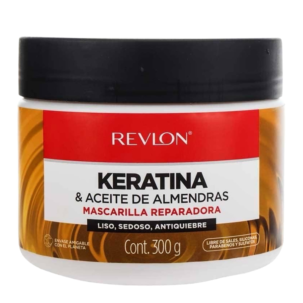 Revlon Mascarilla Reparadora Keratina & Aceite de Almendras 300 g / 10.14 oz