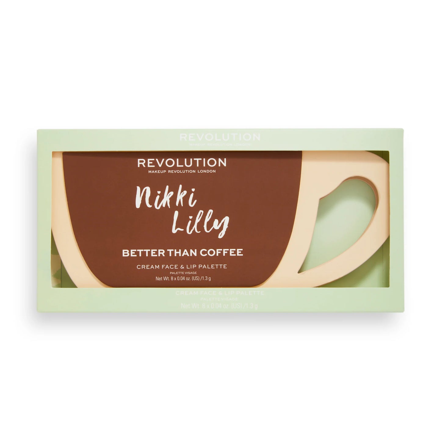 Revolution Nikki Lilly Better Than Coffee Cream Face & Lip Palette