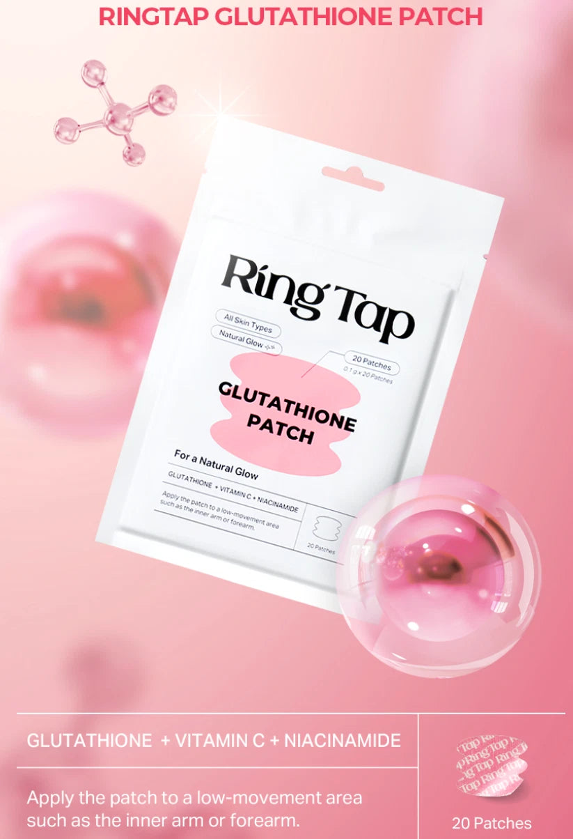 RingTap Glutathione Patch for Radiant & Clear Skin (20 Parches)