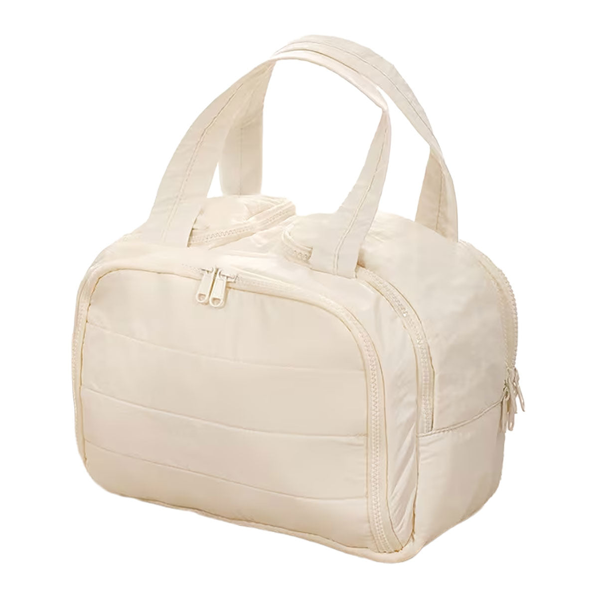 Rui Rui Multi Compartment Travel Makeup Bag | Beige