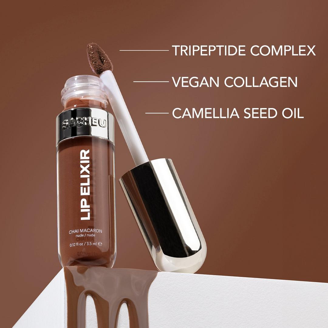 Sacheu Lip Glaze Elixir | Chai Macaron