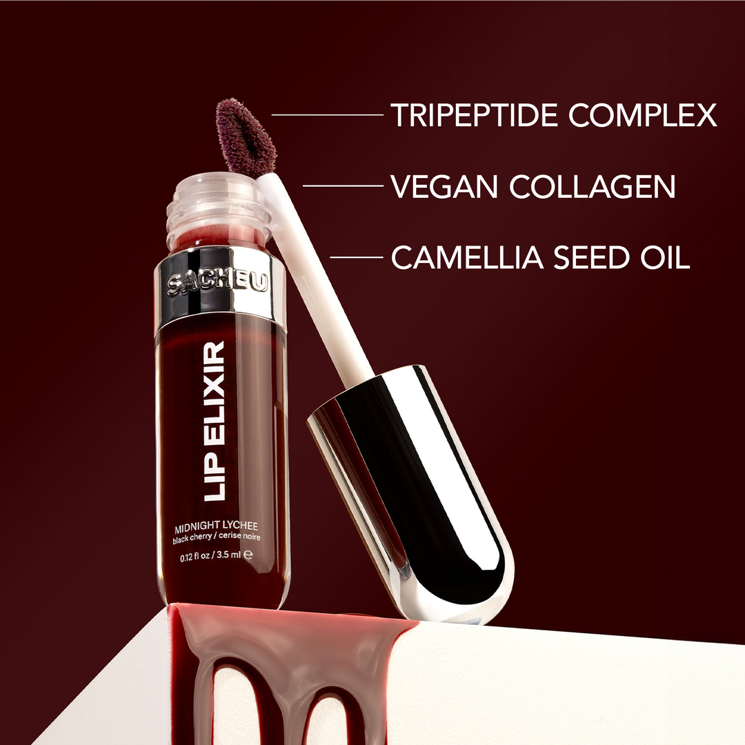 Sacheu Lip Glaze Elixir | Midnight Lychee