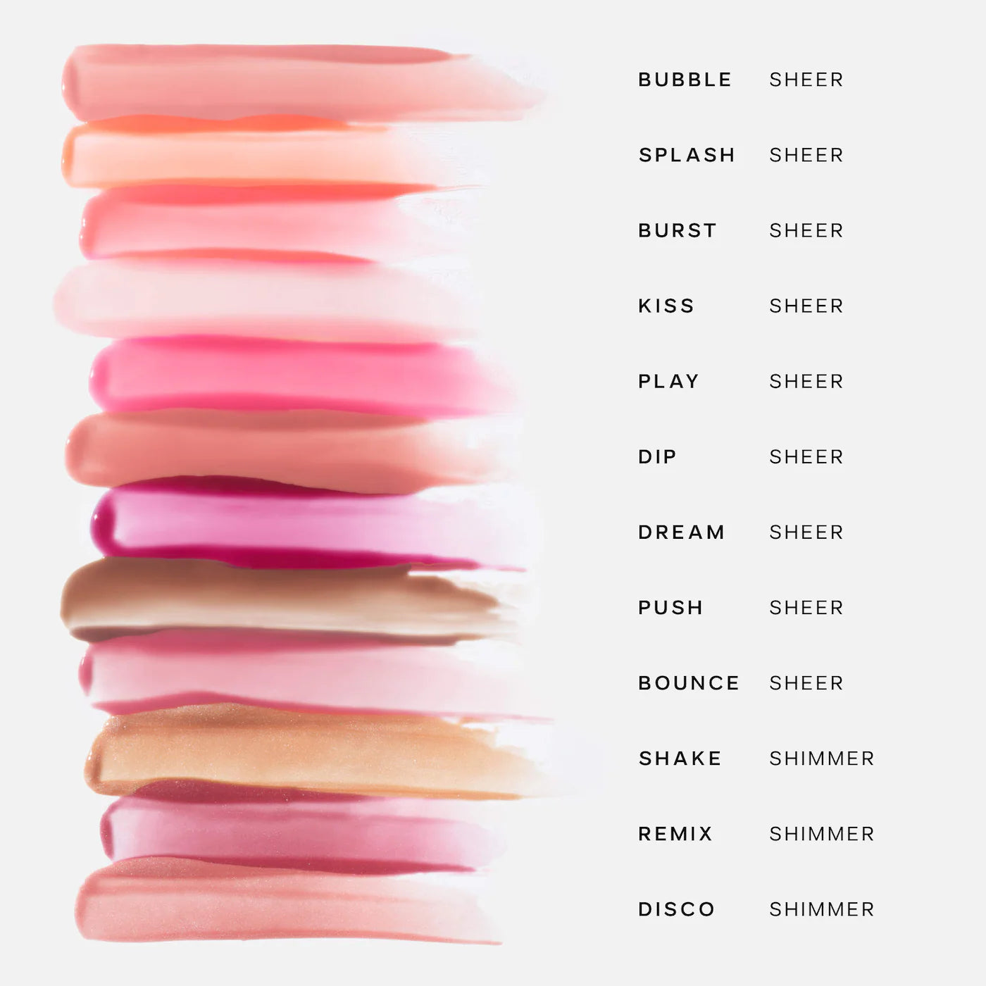 Saie Glossybounce Hydrating Lip Oil | Bubble