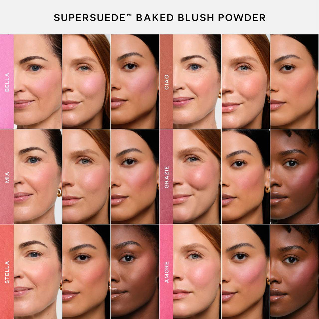 Saie SuperSuede Powder Blush | Bella