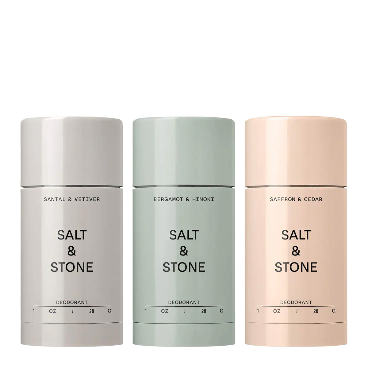 Salt & Stone Mini Deodorant Discovery Set
