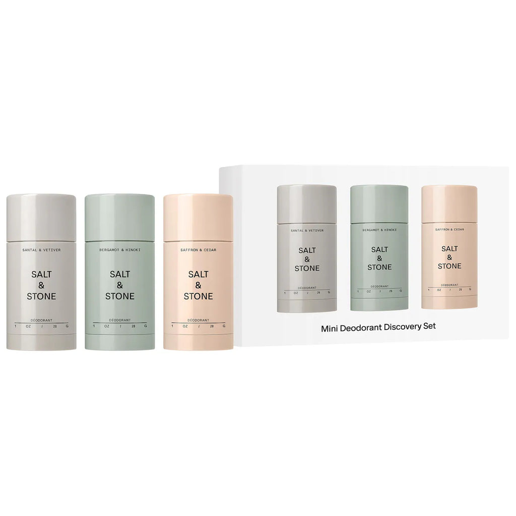 Salt & Stone Mini Deodorant Discovery Set