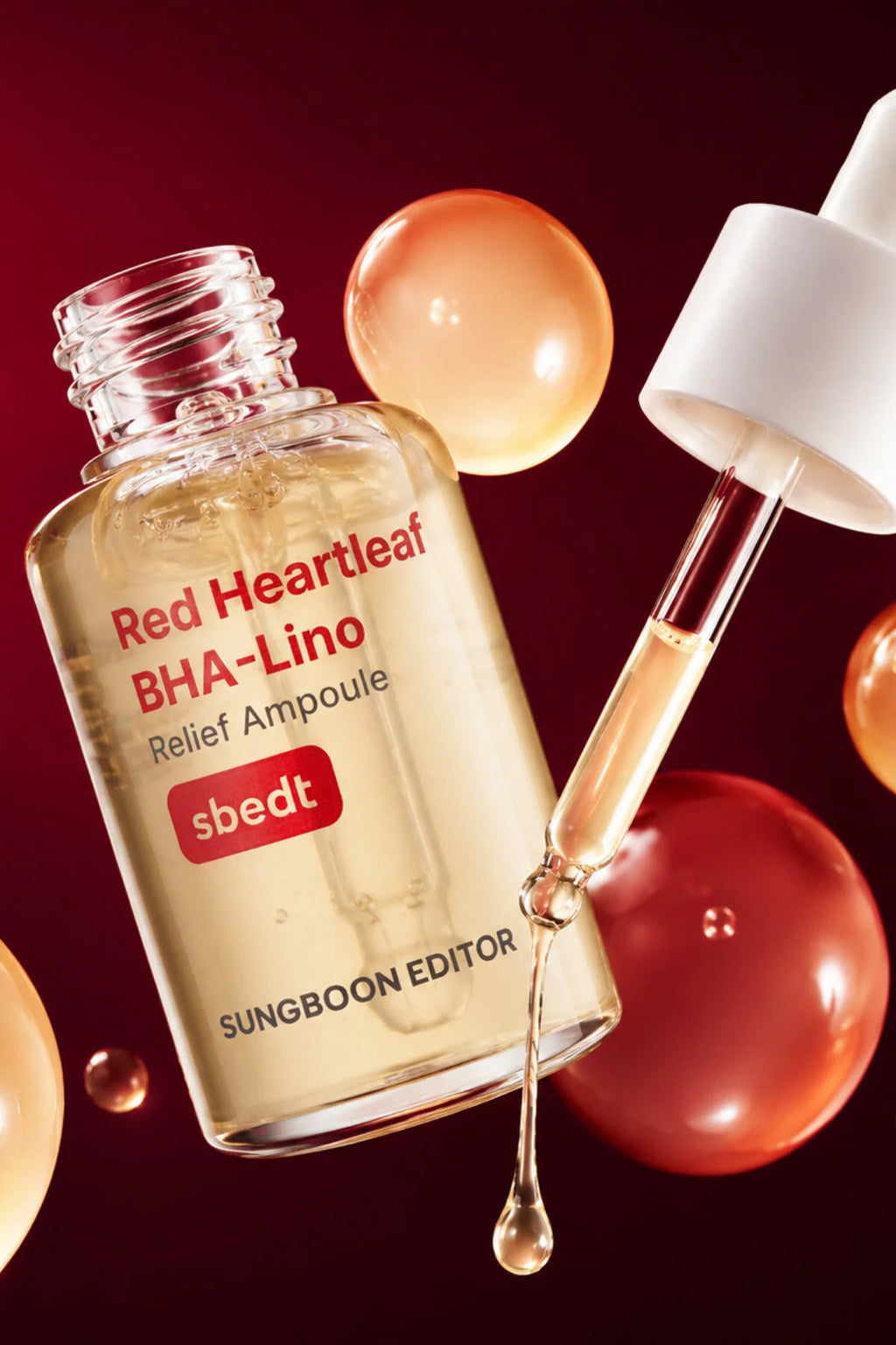 Sungboon Editor Red Heartleaf BHA-Lino Relief Ampoule Mini 10 ml