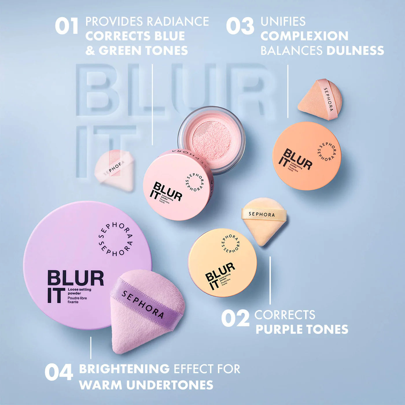 Sephora Collection Blur It Loose Setting Powder | 04 Brightening Lilac