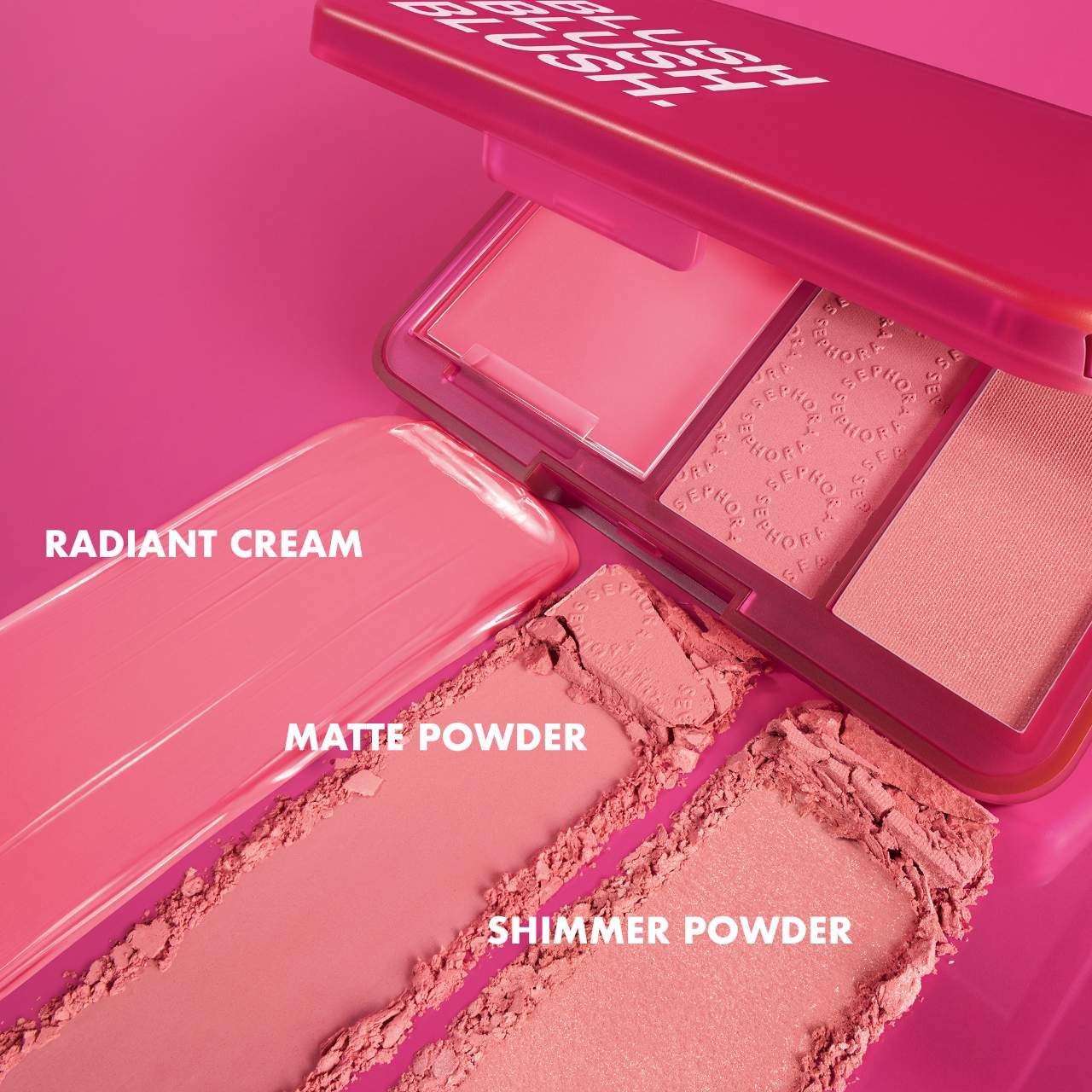 Sephora Collection Blush Blush Blush. Cream & Powder Palette | 01 Candy Lover