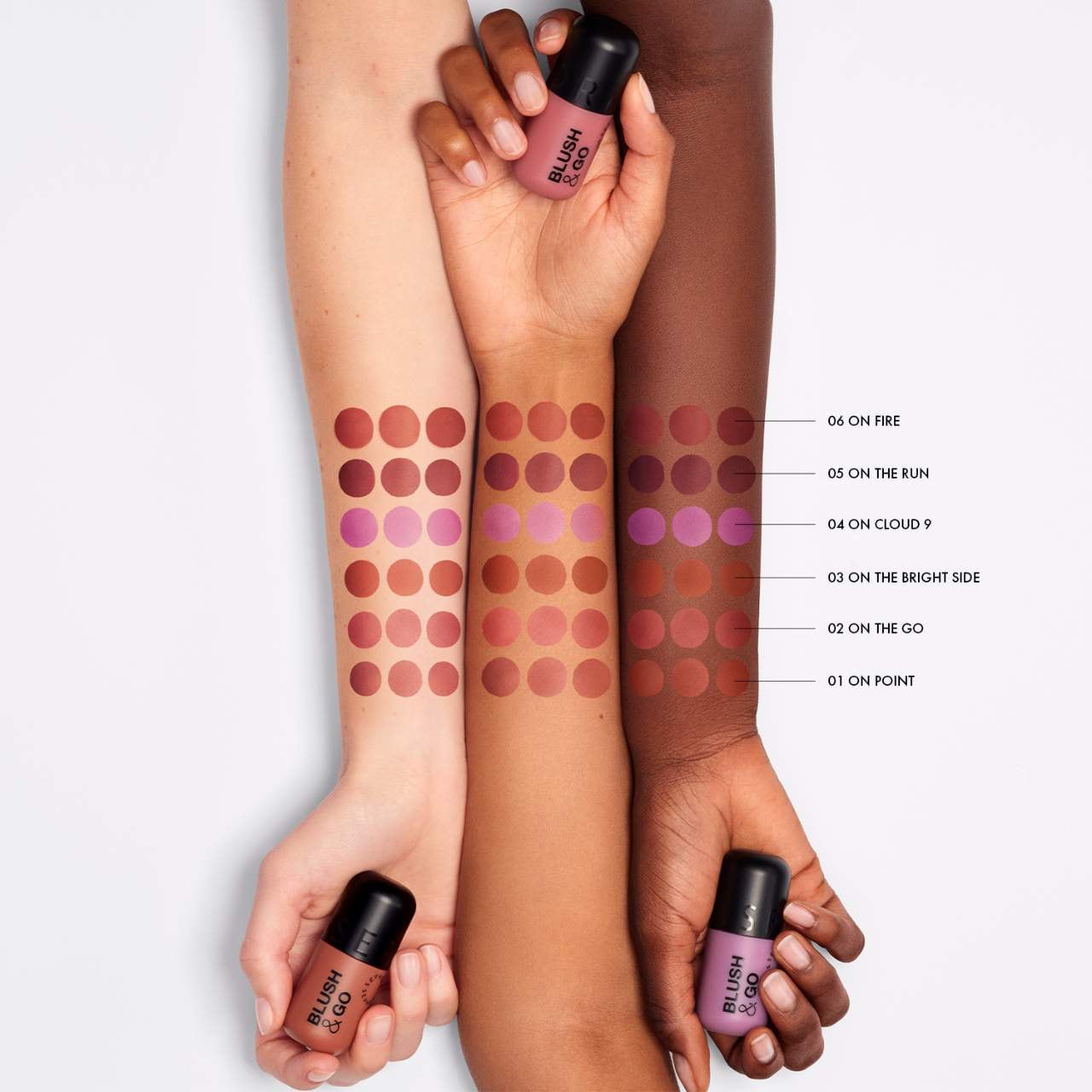 Sephora Collection Blush & Go Longwear Matte Liquid Blush For Lip and Cheek | 06 On Fire