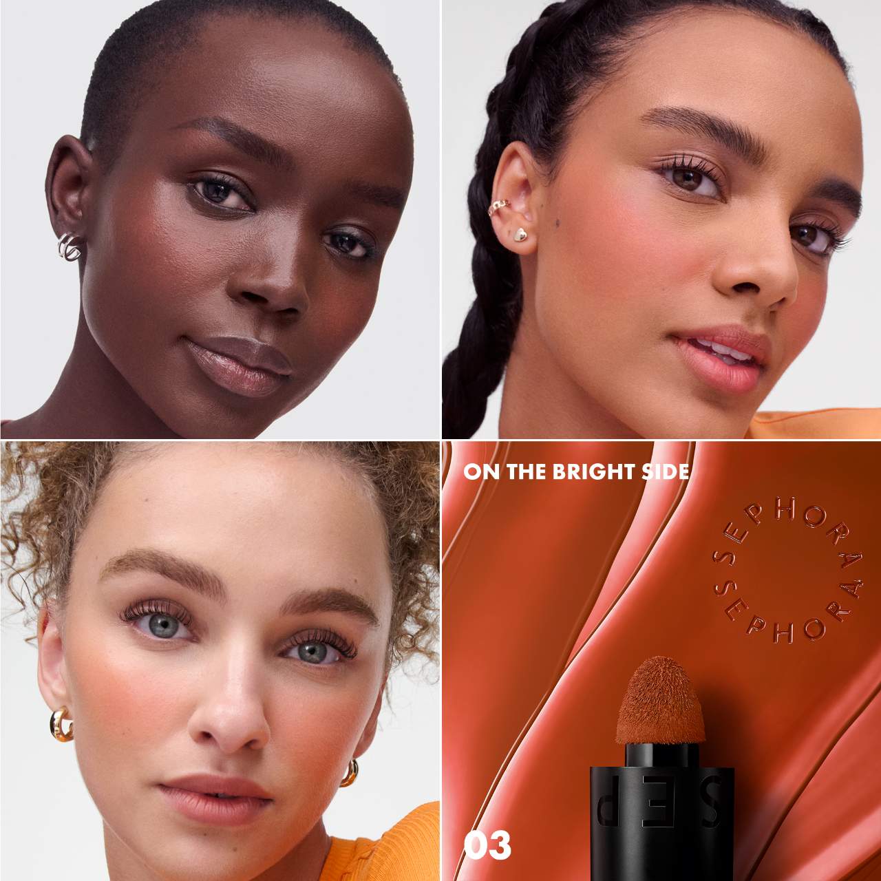 Sephora Collection Blush & Go Longwear Matte Liquid Blush For Lip and Cheek | 03 On The Bright Side