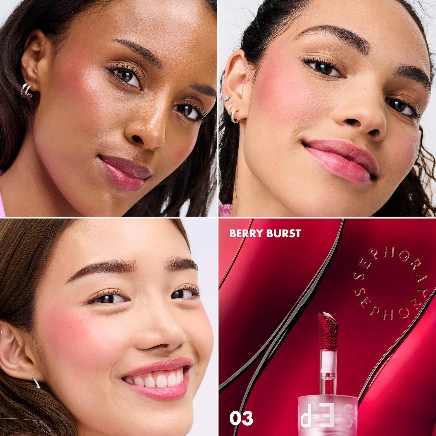 Sephora Collection Cheek & Lip Long-Lasting Gel Tint | 03 Berry Burst