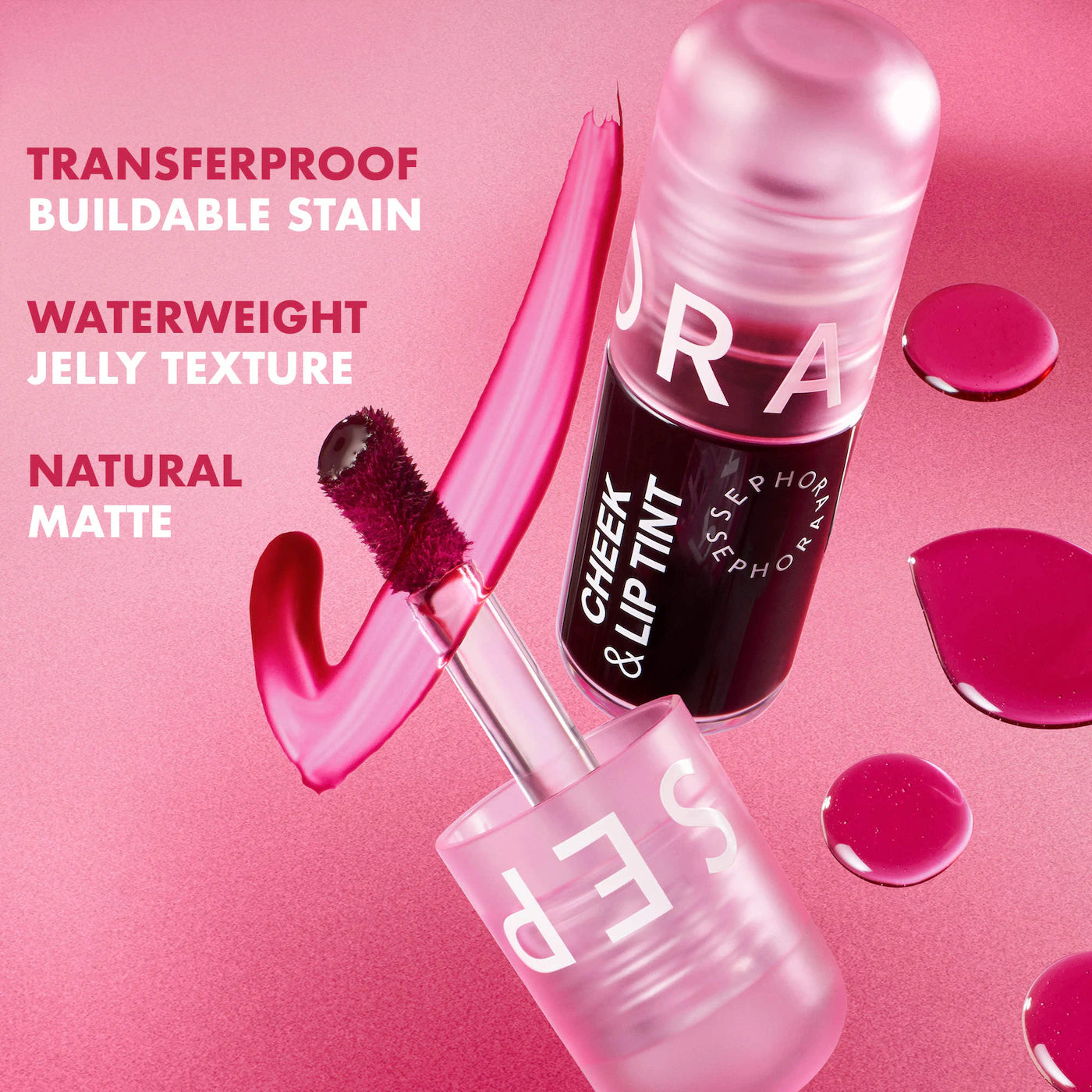 Sephora Collection Cheek & Lip Long-Lasting Gel Tint | 01 Pink Splash