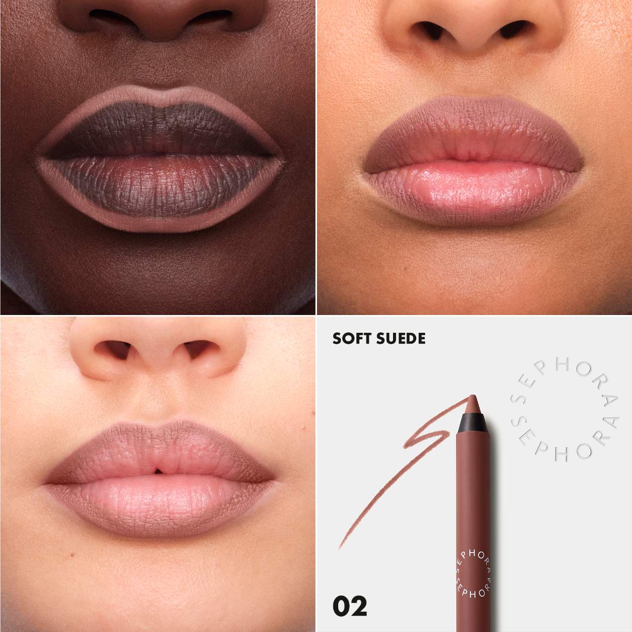 Sephora Collection Colorful 8HR Longwear Transferproof Lip Liner | 02 Soft Suede