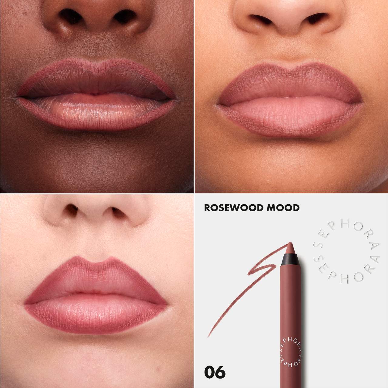 Sephora Collection Colorful 8HR Longwear Transferproof Lip Liner | 06 Rosewood Mood