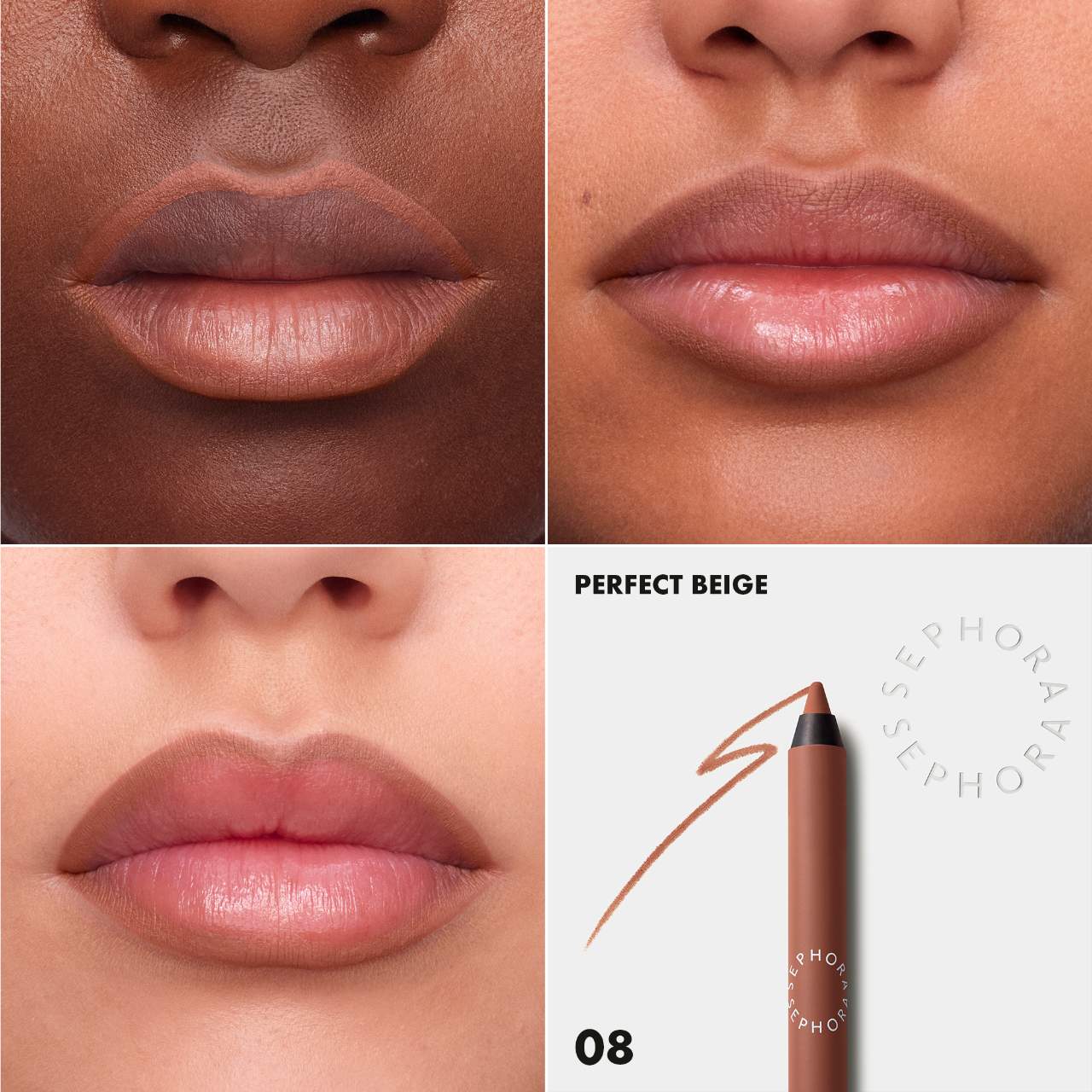 Sephora Collection Colorful 8HR Longwear Transferproof Lip Liner | 08 Perfect Beige