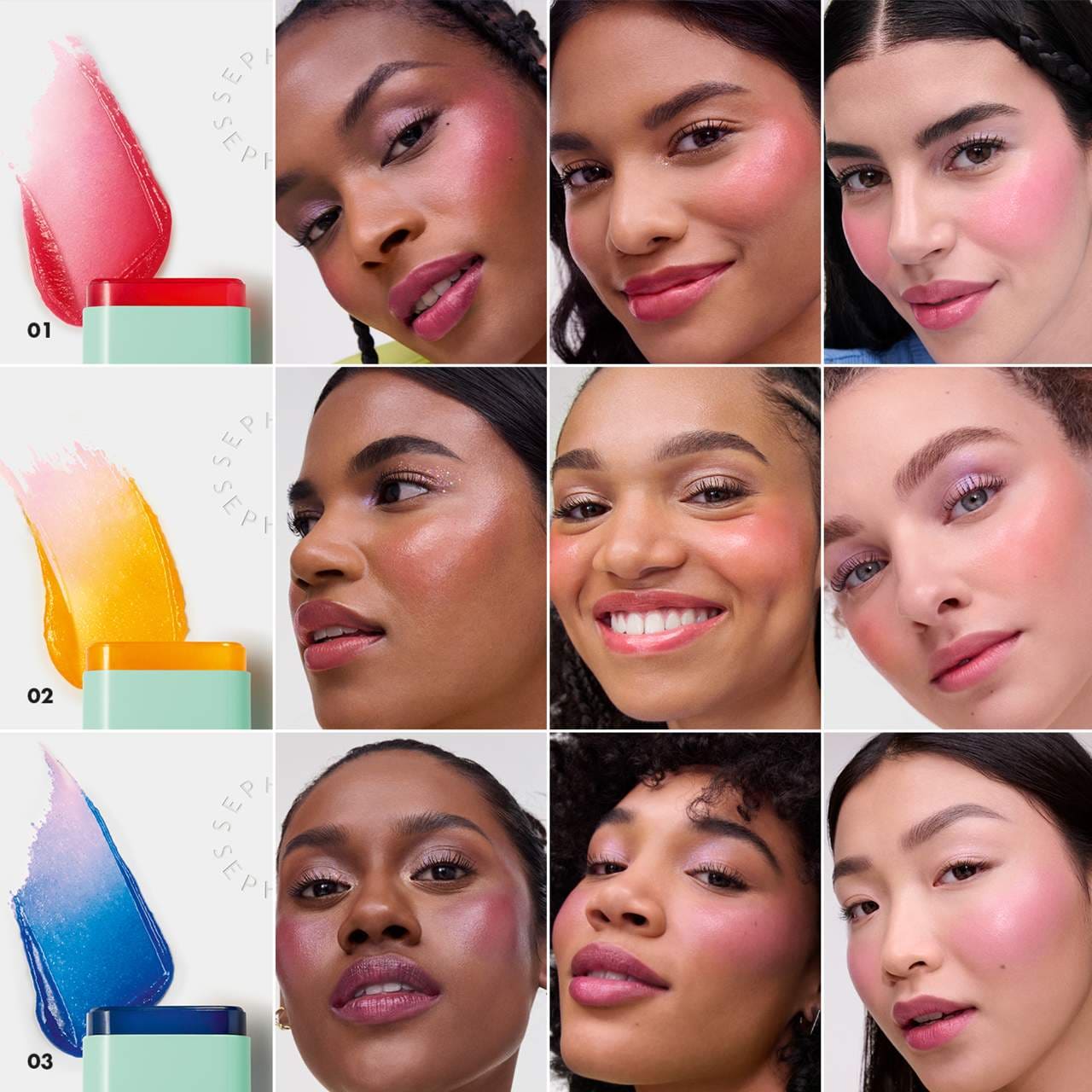 Sephora Collection Color Twister Color Changing Oil-in-Stick for Lip + Cheek | 03 Bizarre Berry