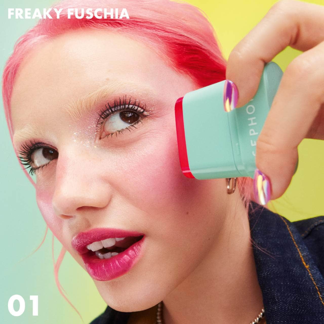 Sephora Collection Color Twister Color Changing Oil-in-Stick for Lip + Cheek | 01 Freaky Fuchsia