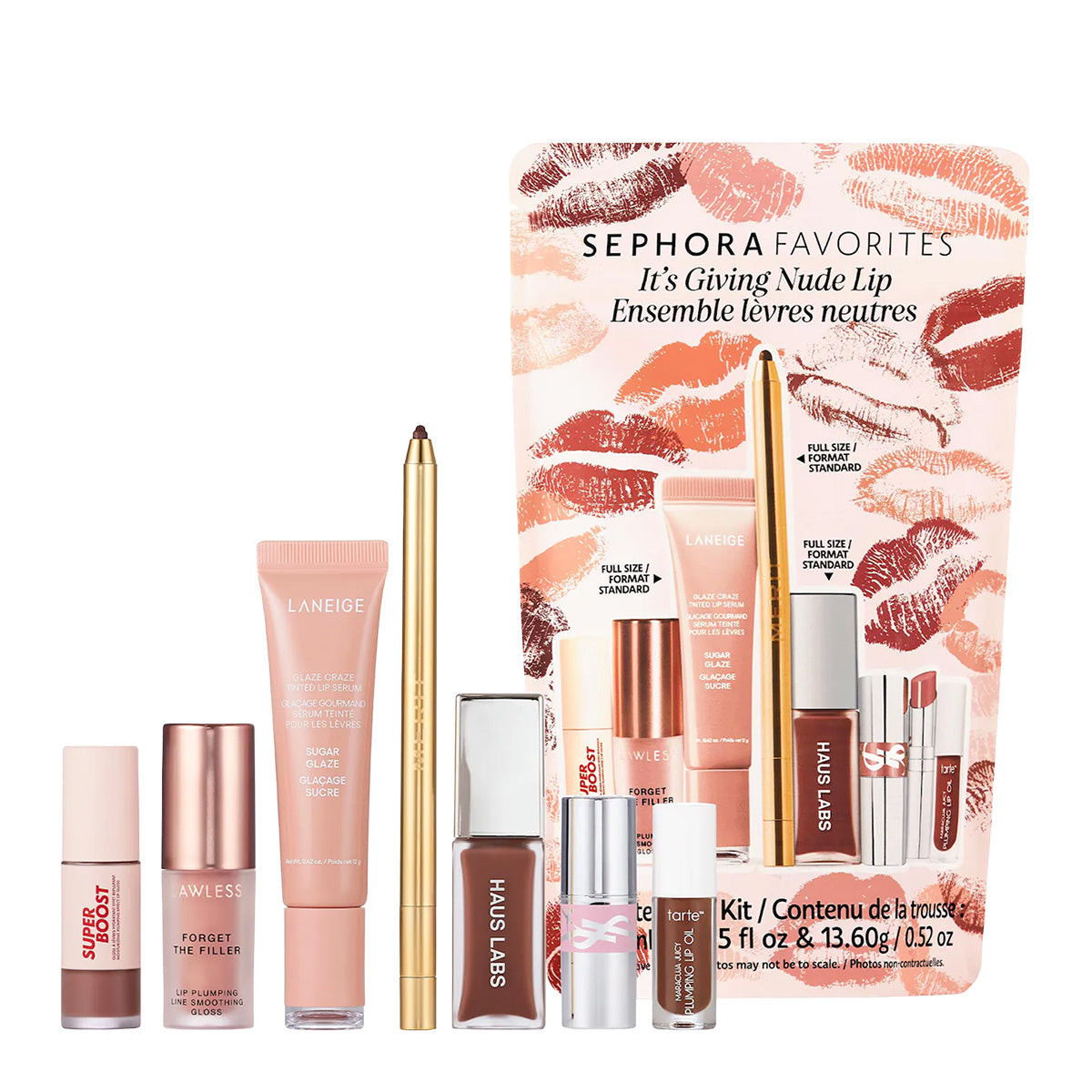 Sephora Favorites It's Giving Nude Lip Makeup Value Set
