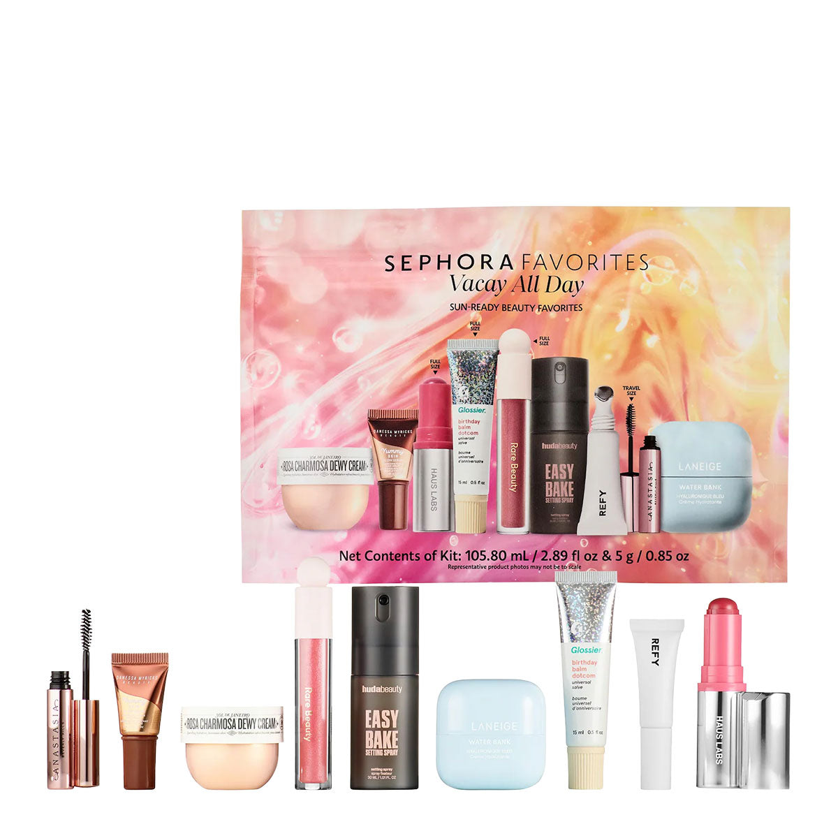 Sephora Favorites Vacay All Day Makeup and Skincare Value Set