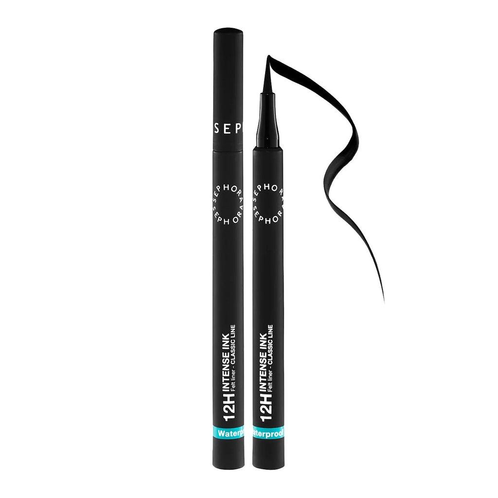 Sephora Collection Intense Ink 12H Classic Felt Eye Liner | 01 Deep Black