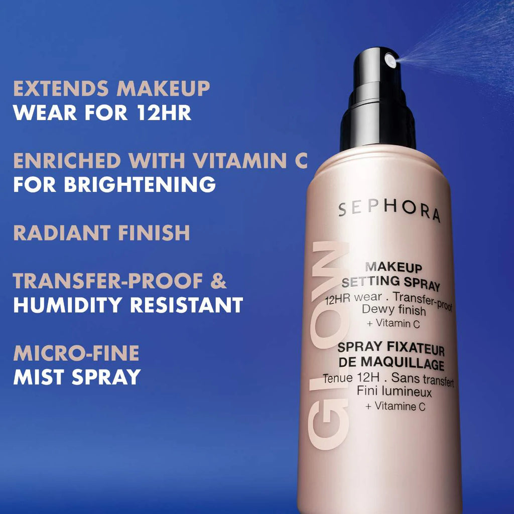 Sephora Collection Glow 12HR Wear Transferproof Makeup Setting Spray with Vitamin C 80 ml / 2.7 oz
