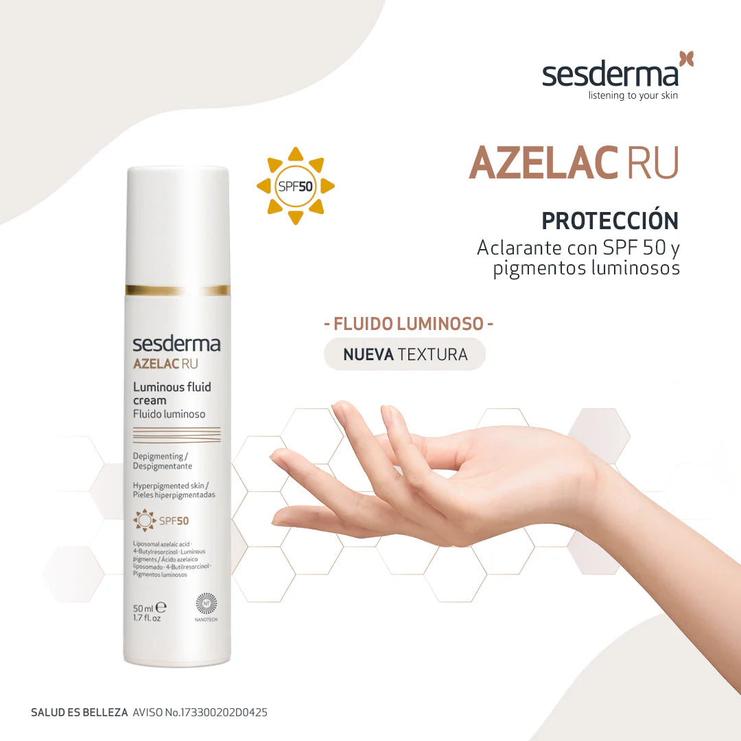Sesderma AZELAC RU Luminous Fluid Cream SPF 50 50 ml / 1.7 oz