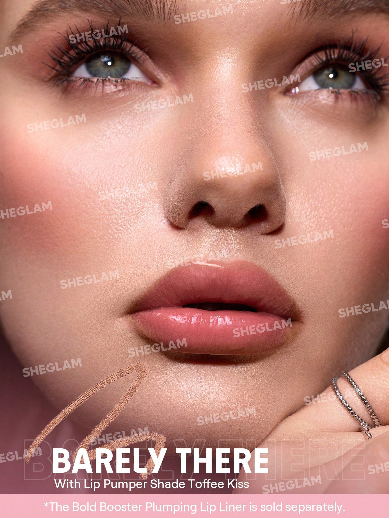SheGlam Bold Booster Plumping Lip Liner | Barely There