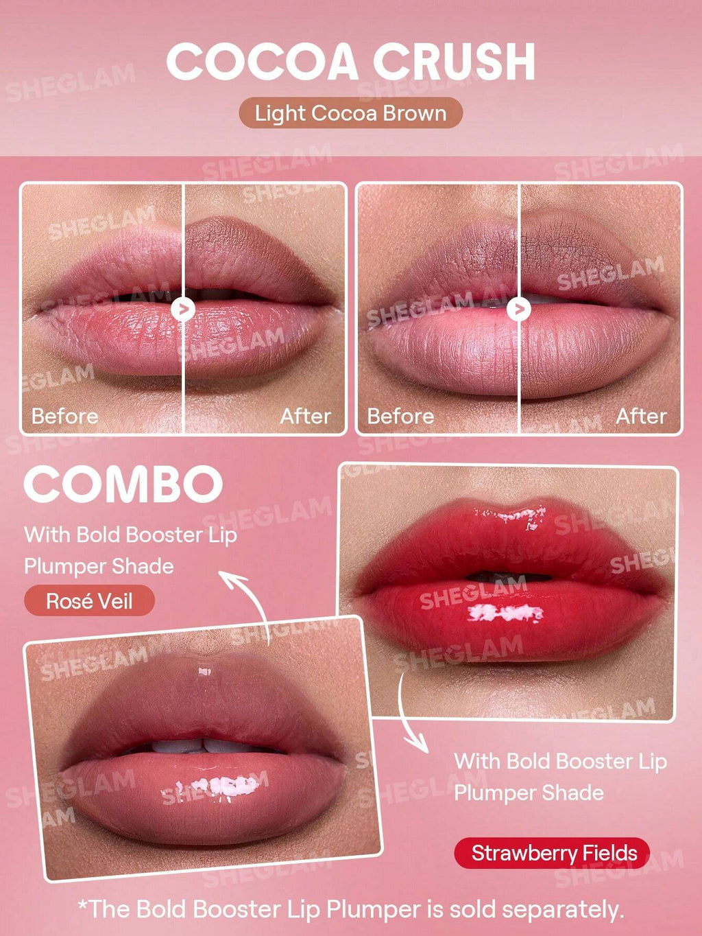 SheGlam Bold Booster Plumping Lip Liner | Cocoa Crush