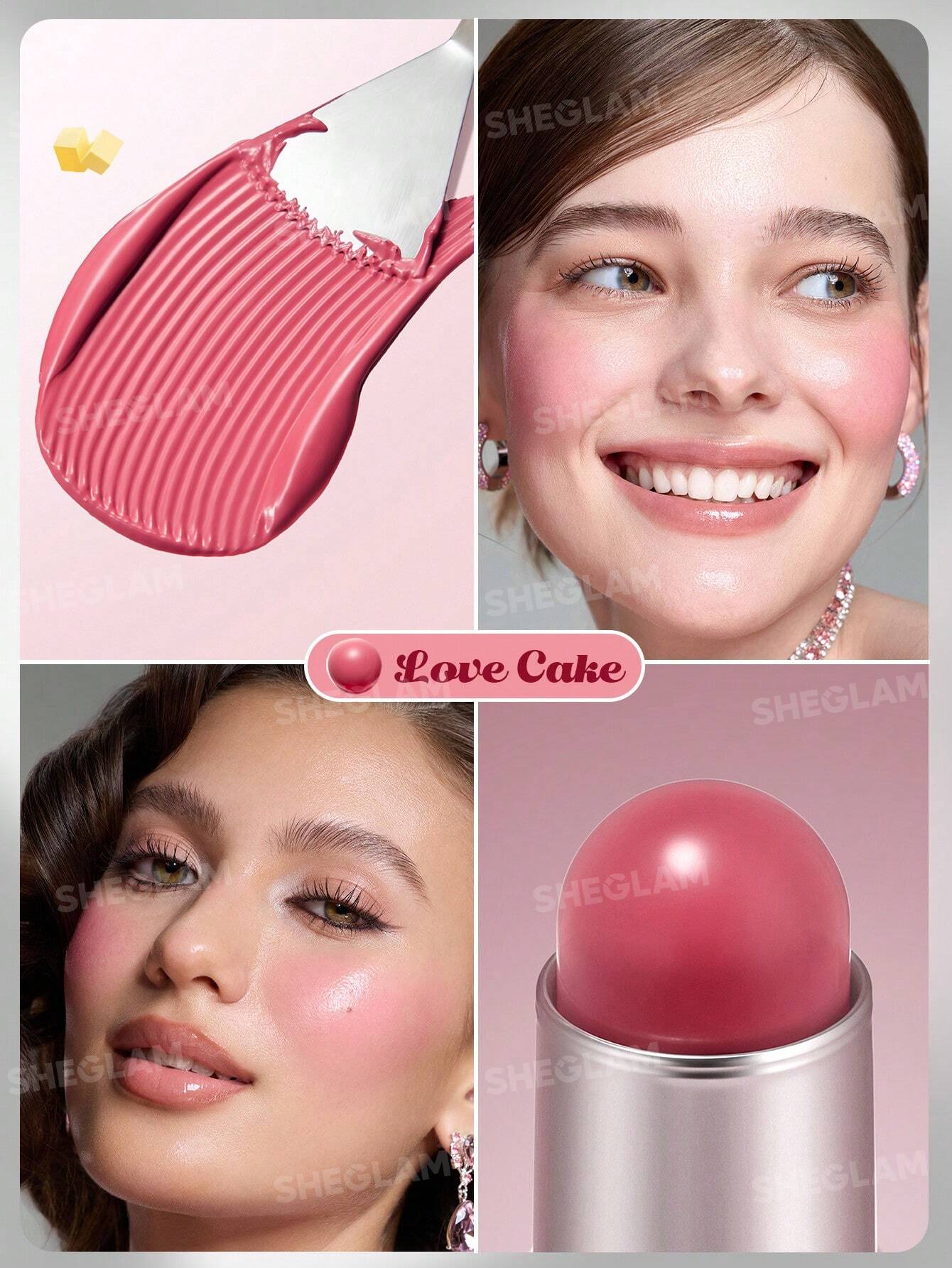 SheGlam Buttery Bliss Blush Stick | Love Cake
