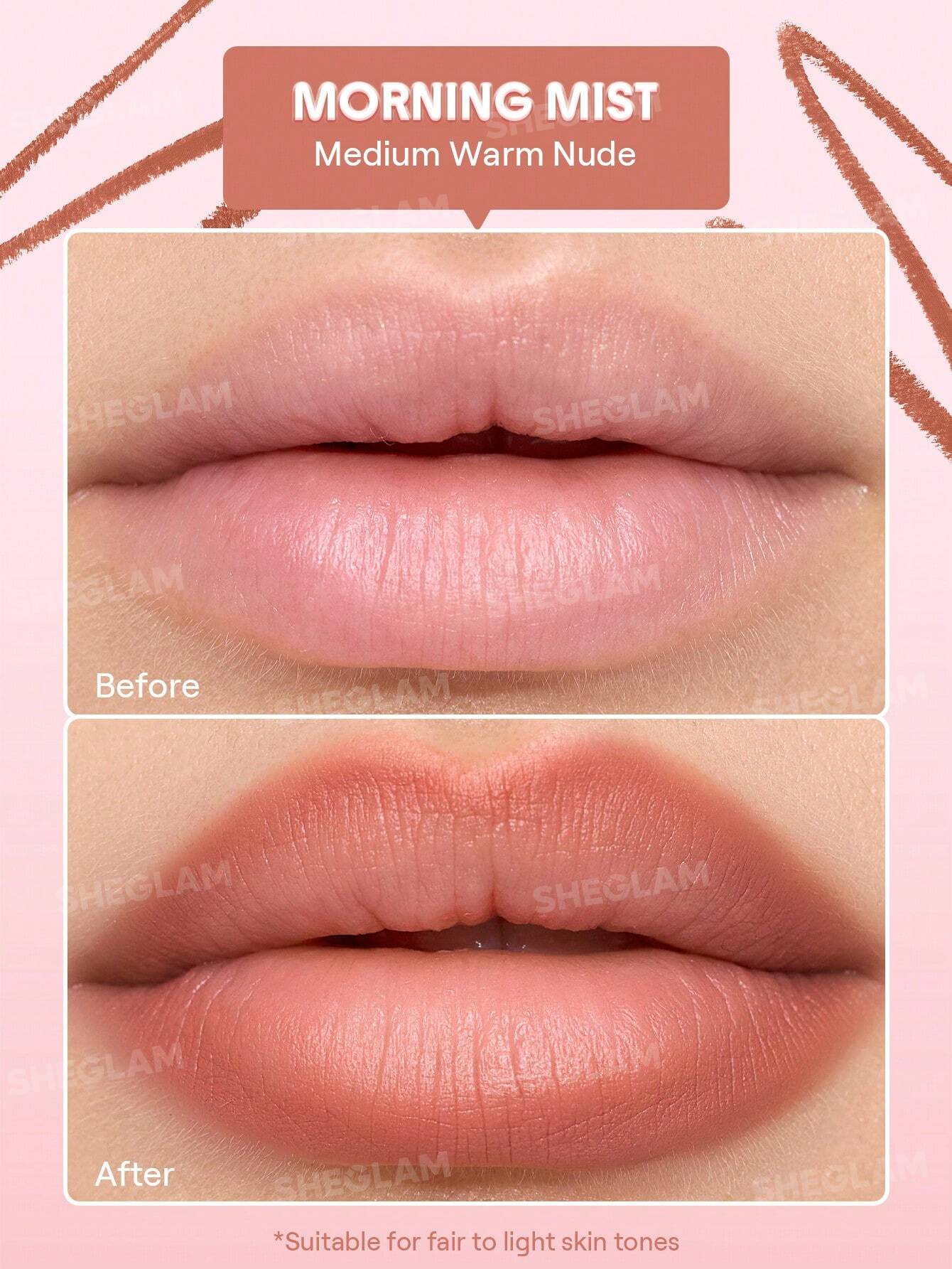 SheGlam Cloudline Blur Lip Liner | Morning Mist
