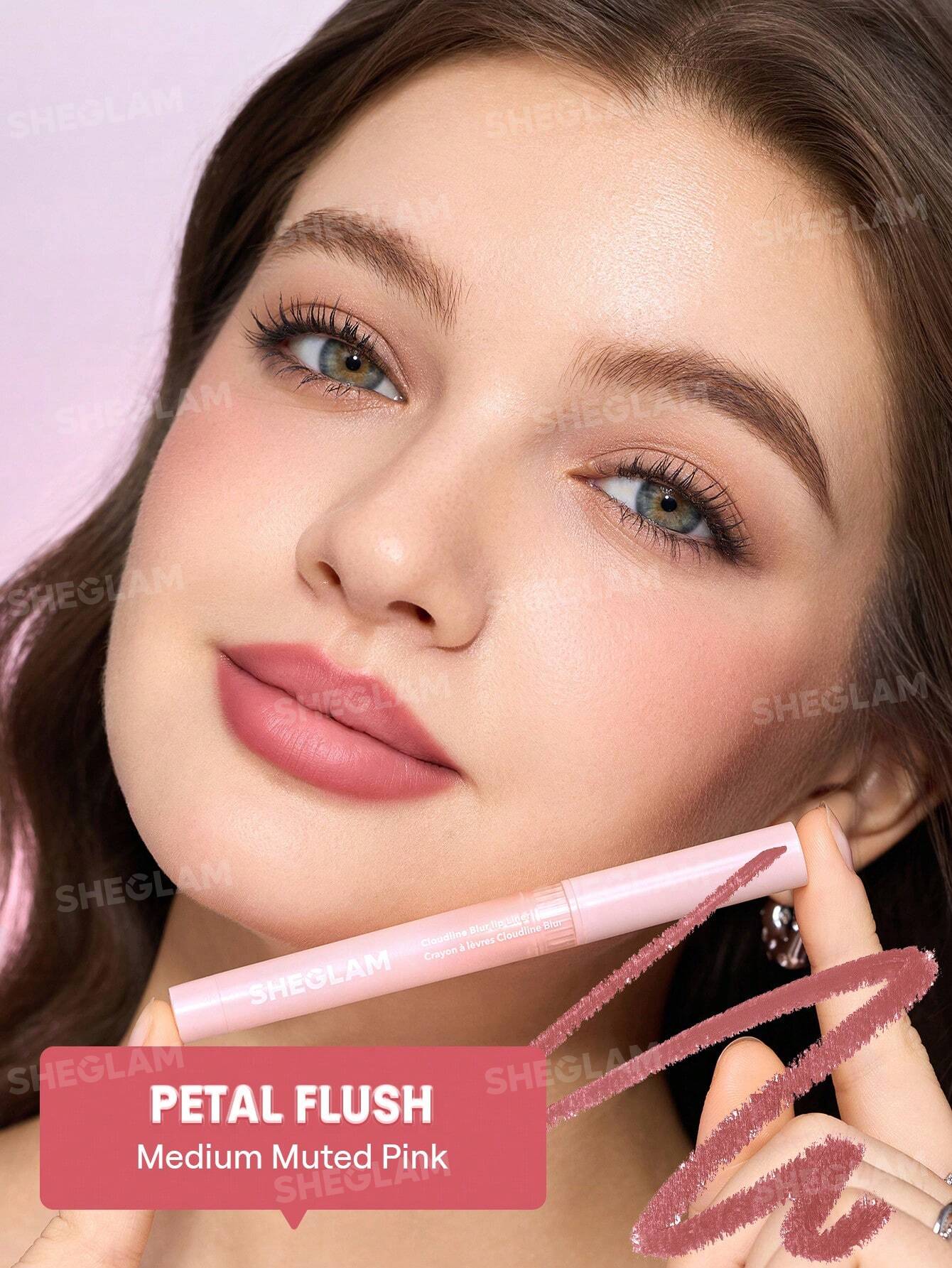 SheGlam Cloudline Blur Lip Liner | Petal Flush