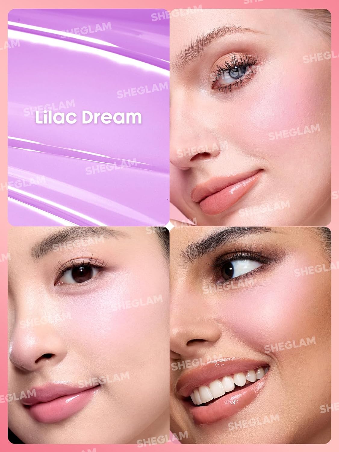 SheGlam Color Bloom Liquid Blush Matte Finish | Lilac Dream