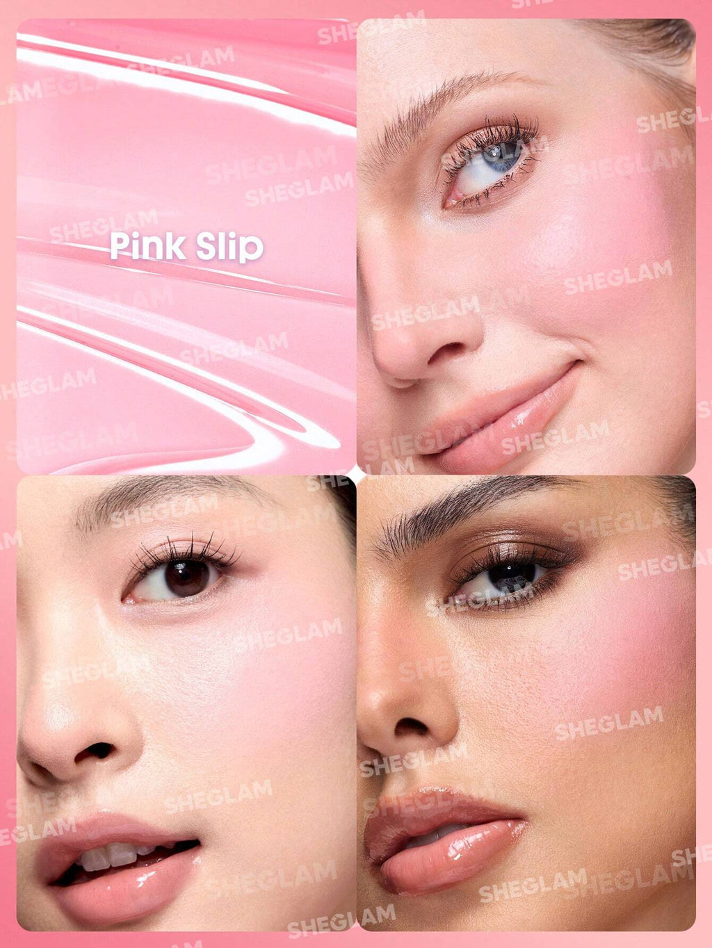 SheGlam Color Bloom Liquid Blush Matte Finish | Pink Slip