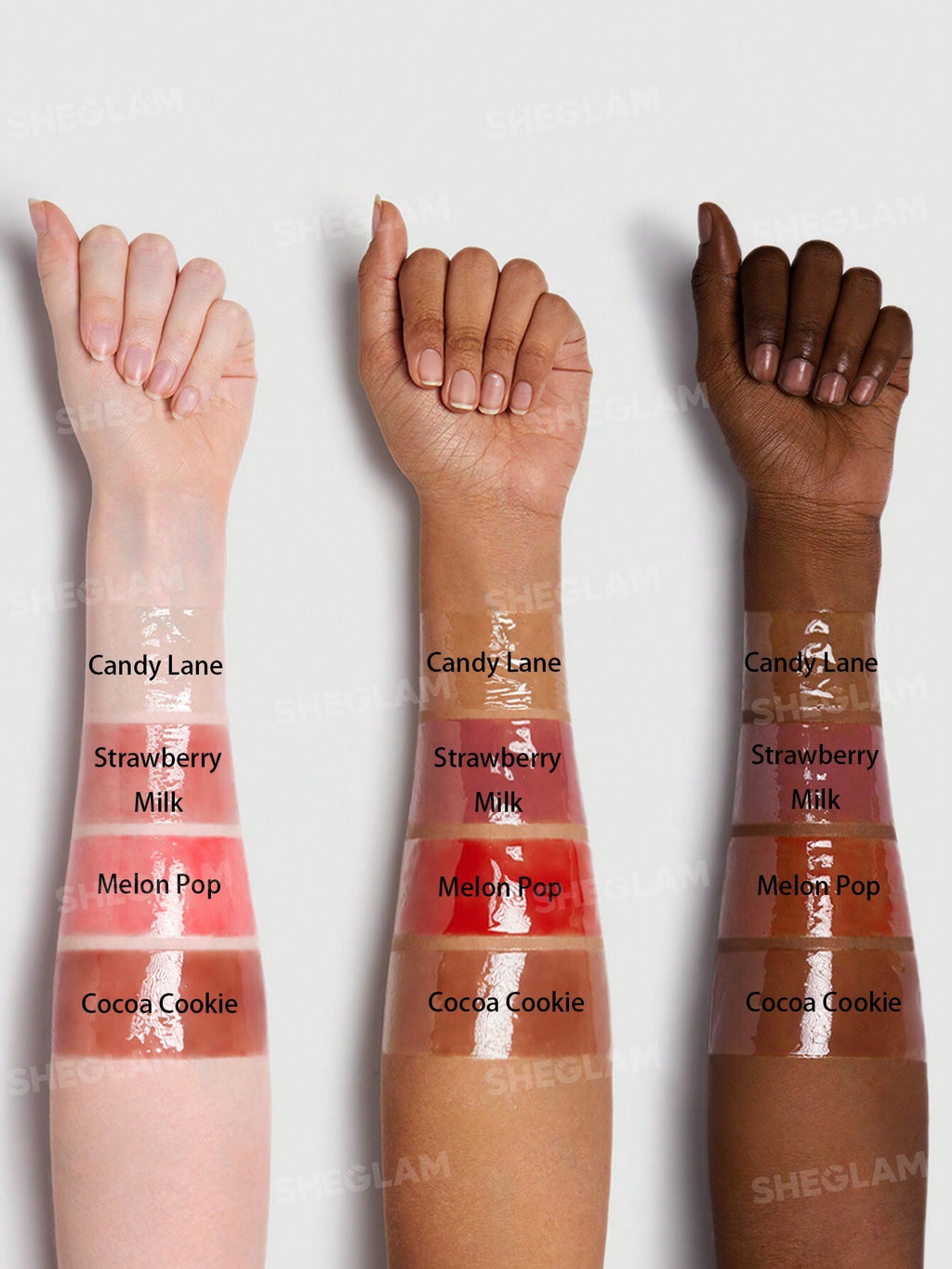 SheGlam Crystal Glaze Moisturizing Lip Gloss | Berry Smoothie