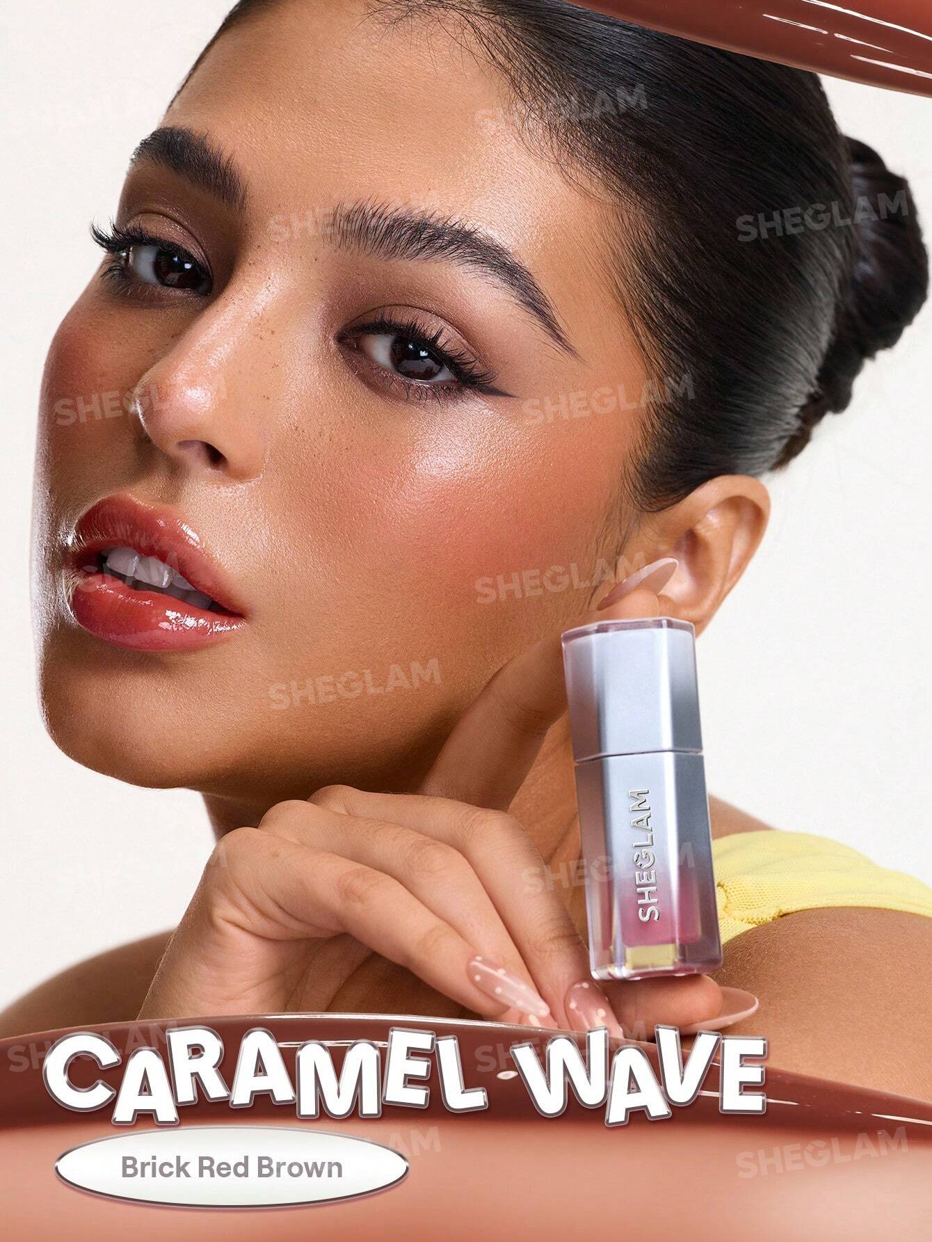 SheGlam Glass Lock Air Gloss | Caramel Wave