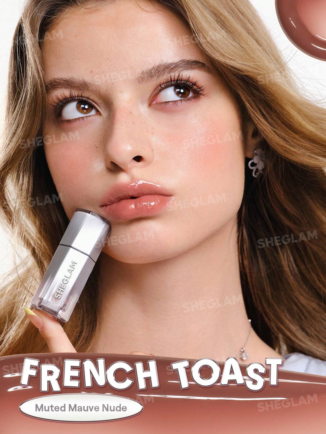 SheGlam Glass Lock Air Gloss | French Toast